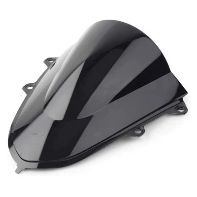 Suitable for Yamaha YZF R15 V3 2017-2020 motorcycles: front windshield, windscreen, and visor (Motorcycle front windshield) - smoked-black