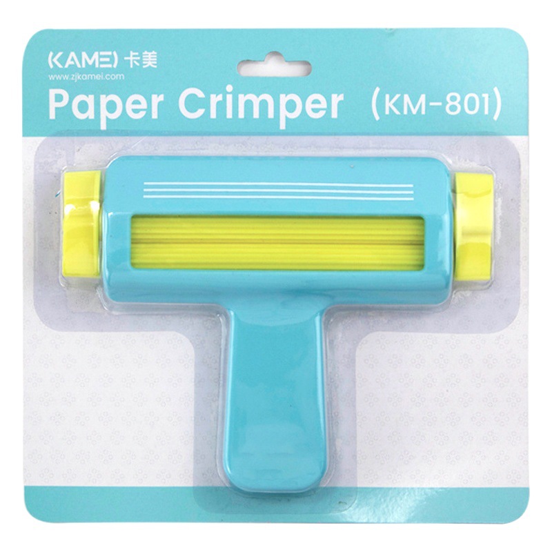 Máquina de plegado Kamei Máquina de prensado de tubo de rollo de papel Máquina de estampado de rodillo de cuenta manual para niños Máquina de estampado de papel hecho a mano de jardín de infantes