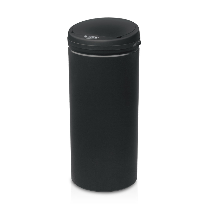 Basura de acero inoxidable inteligente 30L / 42L / 50L gran capacidad automática de cocina doméstica redonda inducción basura