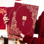新款婚礼礼金本 结婚签名册记账本定亲礼金薄 高档连页空白签到本