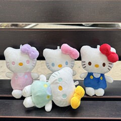 爆款网红可爱hellokitty毛绒公仔挂件包包钥匙扣挂饰送闺蜜可批发