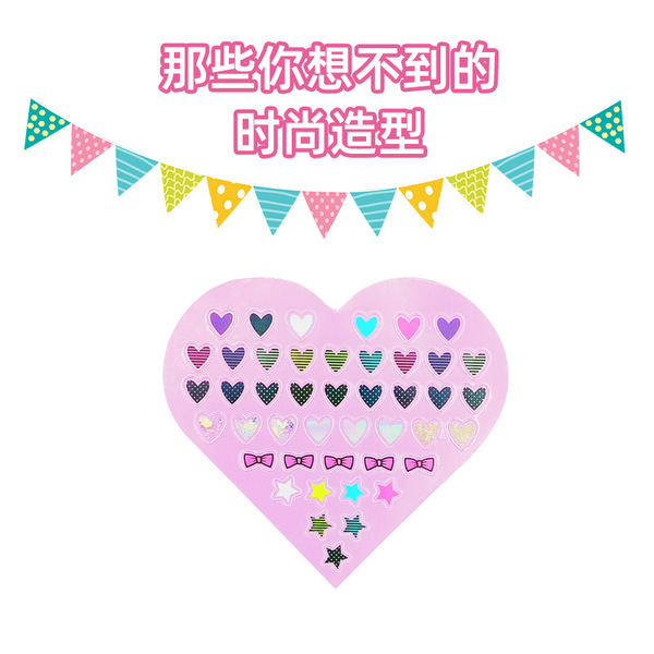 cartoon waterproof cute three dimensional nail stickers