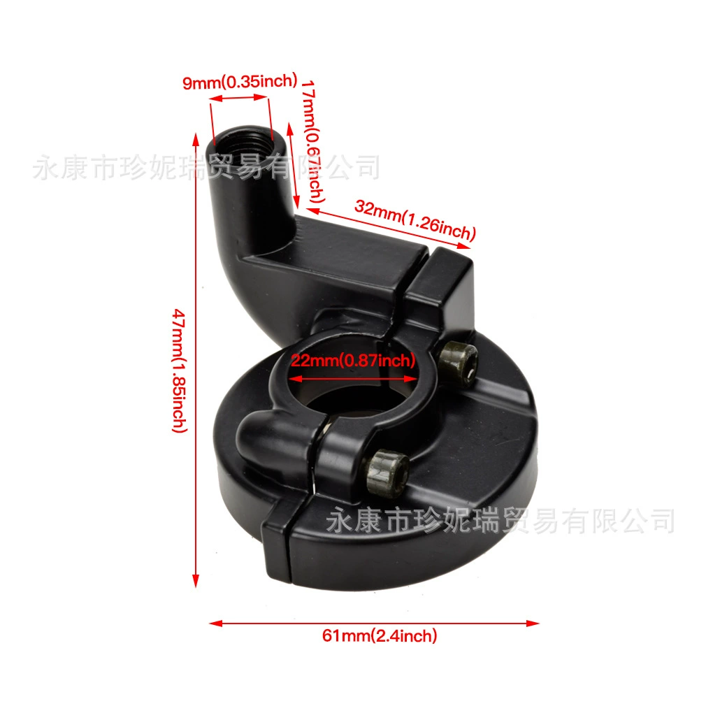 Крепление для дроссельной заслонки из алюминия для внедорожных мотоциклов, квадроциклов и пляжных транспортных средств 50-250 куб. см, фиксированный кронштейн для заправки, держатель троса газа