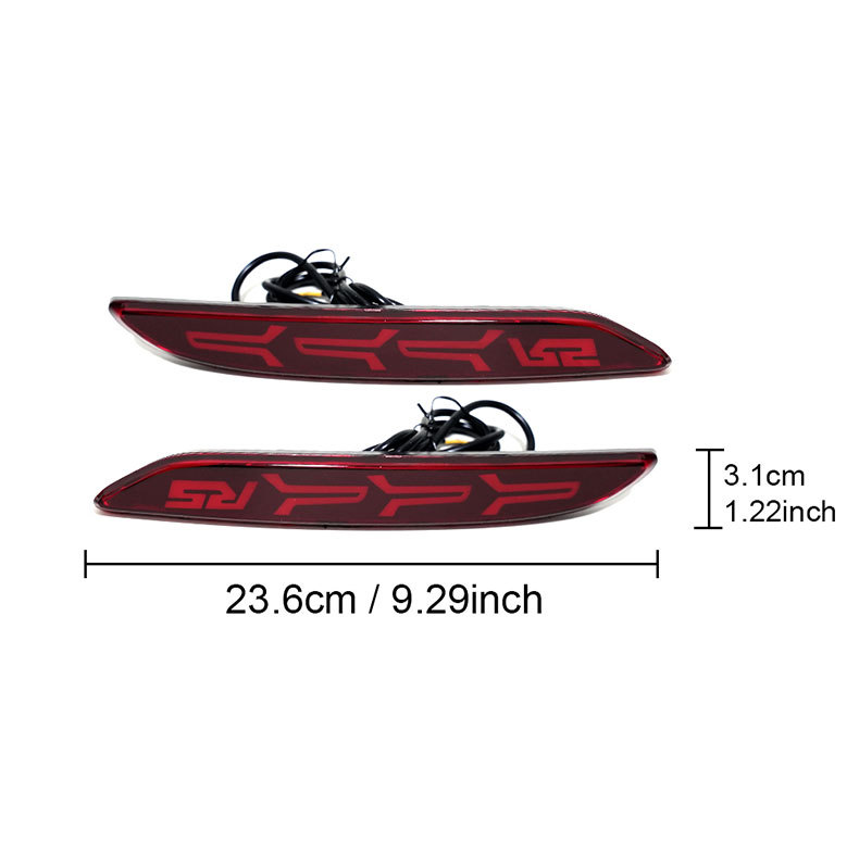 Suitable for 2020-2022 Chevrolet Cavalier ONIX rear bumper light LED sequential light brake light running light