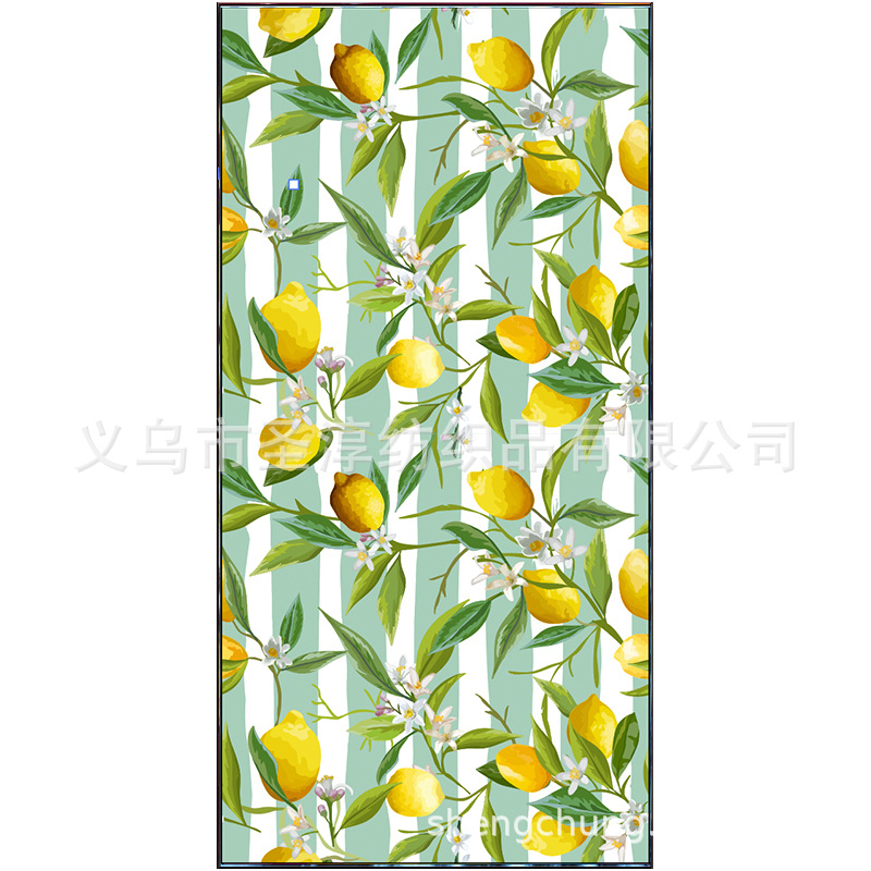 Toalla de baño de secado rápido de verano de una sola cara de impresión Toalla de playa para adultos microfibra cómoda arena antiadherente Toalla de baño grande