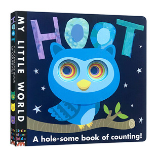 My Little World Series owl Hoot My Little World English original picture book hole book