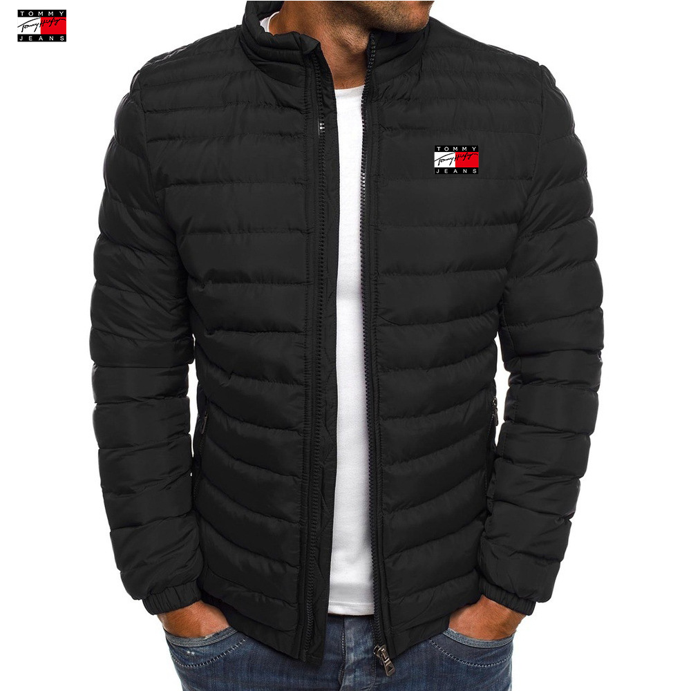 跨境男士立领休闲棉服冬季加厚保暖棉衣羽绒服户外运动开衫棉袄