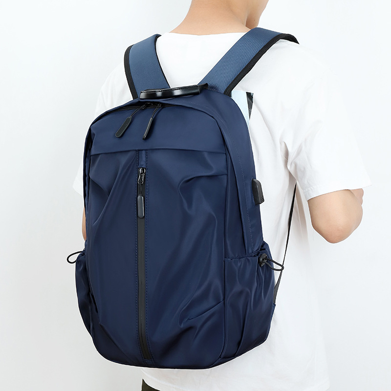 Mochila hombres 2020 nuevo negocio casual bolso de la computadora USB recargable viaje estudiante Comercio exterior mochila
