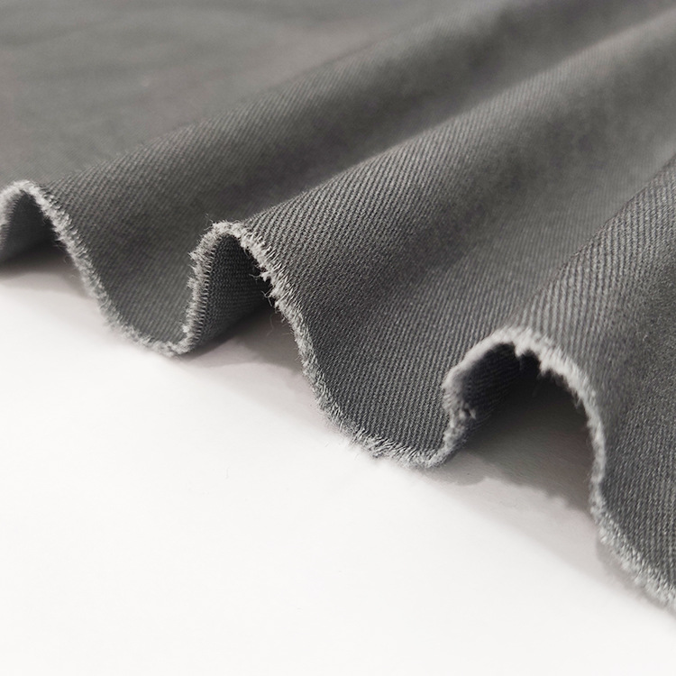 Ropa nueva tendencia de algodón de piel de melocotón elástico tela de spandex twill