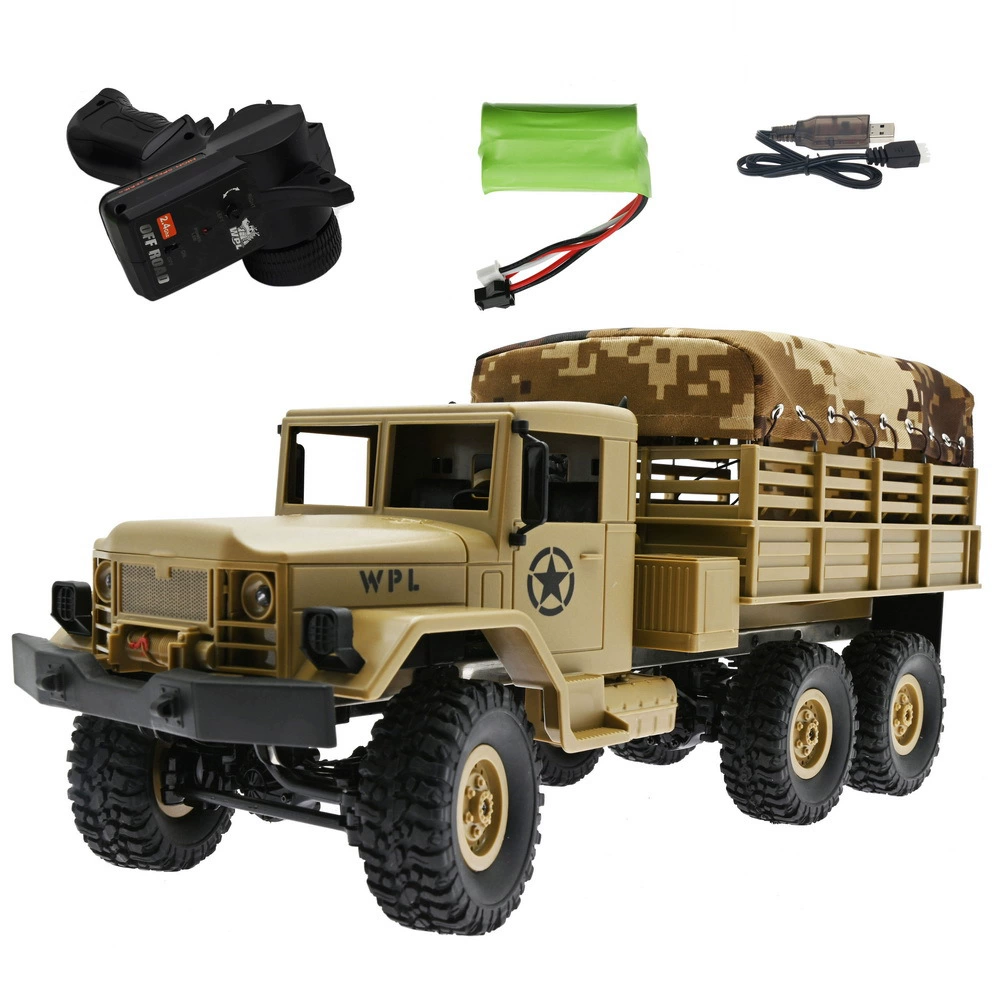 顽皮龙 WPL Six-Drive Climbing Army Card B16-1 Порт_canvas армейская карта RC-МАШИНА радиоуправляемая игрушка