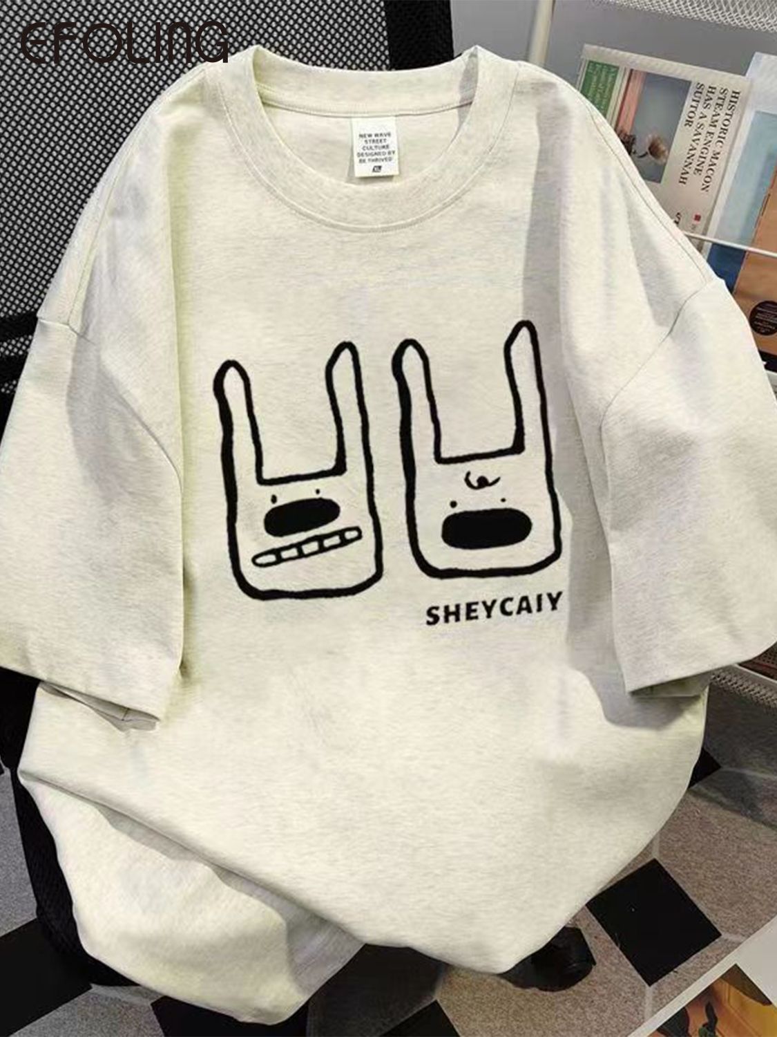 Retro trend brand summer short sleeve T-shirt