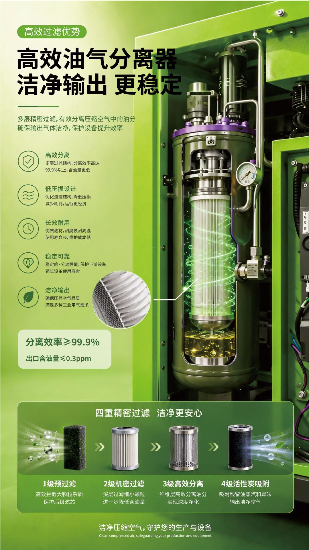 Permanent magnet variable frequency screw air compressor 7.5KW air pump industrial grade air compressor saves 30% of electricity