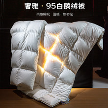 新款自充羽绒被95鹅绒被吊吊白鹅绒5Ａ级100鹅绒冬季厚被保暖家用