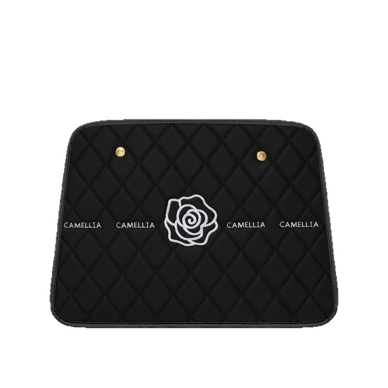 Car Seat Rear Anti-Kick Pad Pu Leather Universal Easy-To-Scrub Camellia Rear Seat Kidsren's Anti-Kick Pad for All Seasons