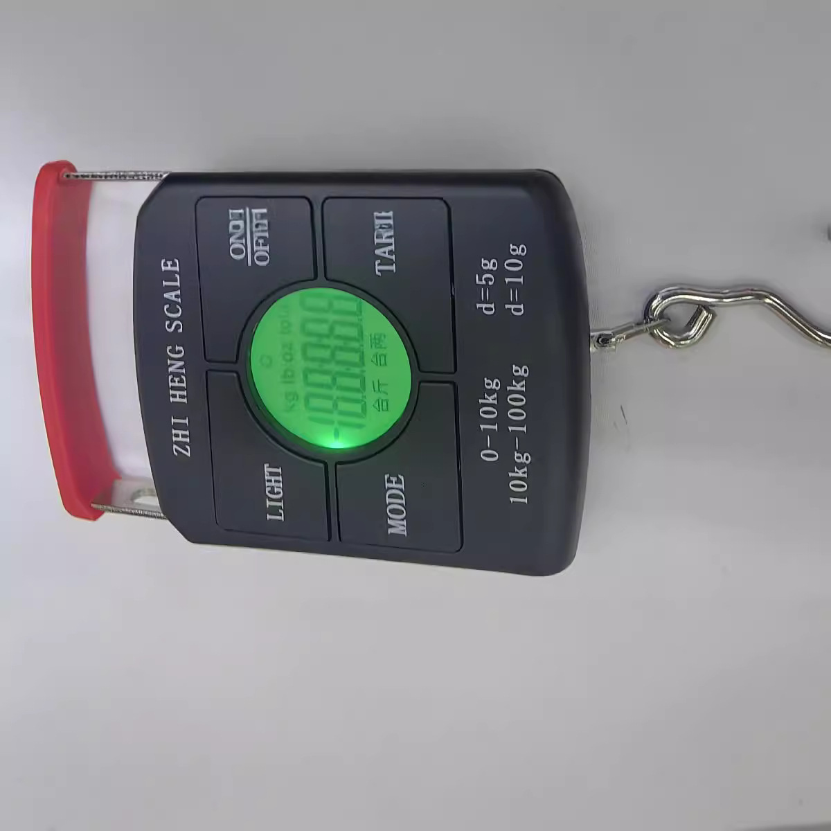 Escala de mano portátil doméstica escala electrónica portátil mini escala expreso escala de pesca escala de equipaje 100kg / 10g 2024