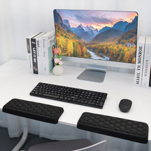 跨境爆款简约纯色L形护肘垫多功能防滑护角键盘垫耐脏鼠标垫护腕