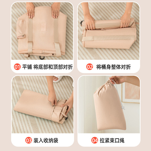 Folding Insulated Foot Bath Tub with Ion-Enhanced Thickened Upgraded Tall Deep Portable Home Foot and Knee Bath Bag