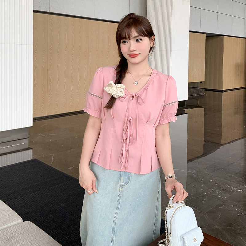  夏  XL-5XL 大きいサイズ トップス