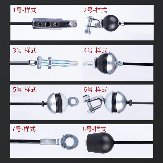 [Cross-border] fitness equipment accessories steel wire rope household commercial equipment matching PU 5/6mm gantry steel rope