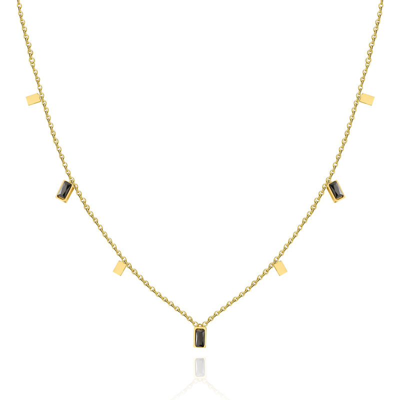 Oferta especial experiencia europea y americana joyería de acero titanio vacío galvanoplastia no decoloración no alérgica joyería pendientes collar fábrica al por mayor