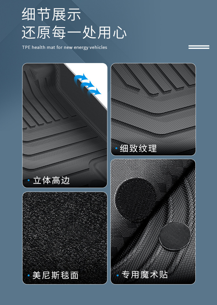 Suitable for 24 Nissan Land Cruiser Tpe Floor Mats, Special Car Floor Mats, Tail Box Mats, Seat Back Mats