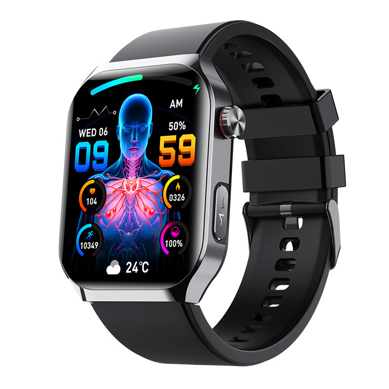 F700pro 血糖ウォッチ医療 ECG 心電図マイクロ健康検査血液成分 SOS Bluetooth 通話スマートウォッチ|undefined