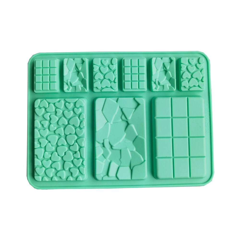 Silicone tamaño piezas de amor 171 chocolate molde de silicona molde de postre molde de hielo para hornear pastel de arroz