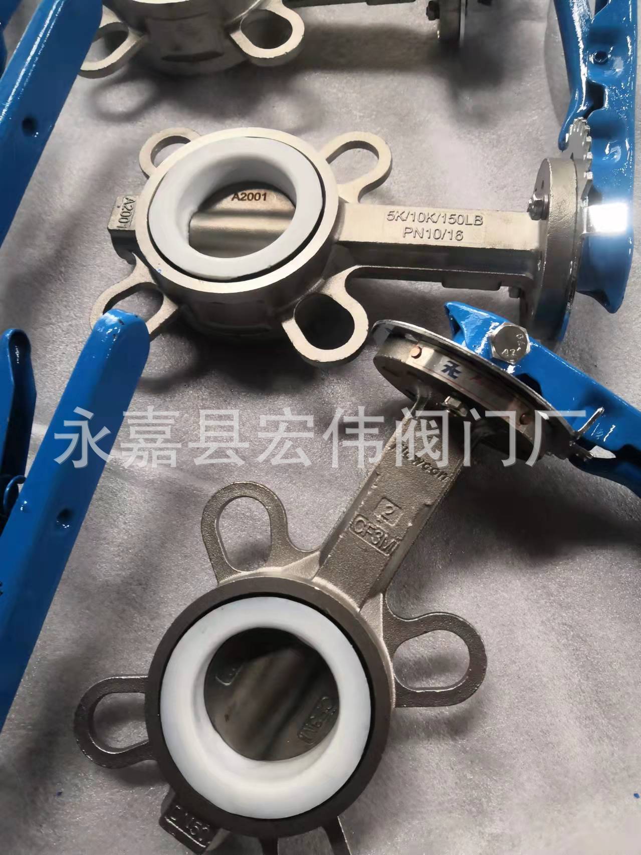 供应半衬蝶阀、衬氟蝶阀、不锈钢蝶阀、对夹蝶阀、D71F-10P/16P