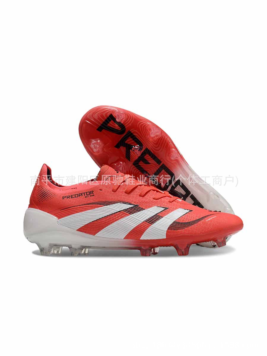 Fábrica de Putian al por mayor nuevo falcón 25 + zapatos de fútbol FG con cordones de zapatos de entrenamiento de competencia Predator para hombres y mujeres