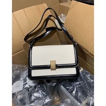 出口英国豆腐包简约百搭时尚单肩斜挎包编织女包小方包