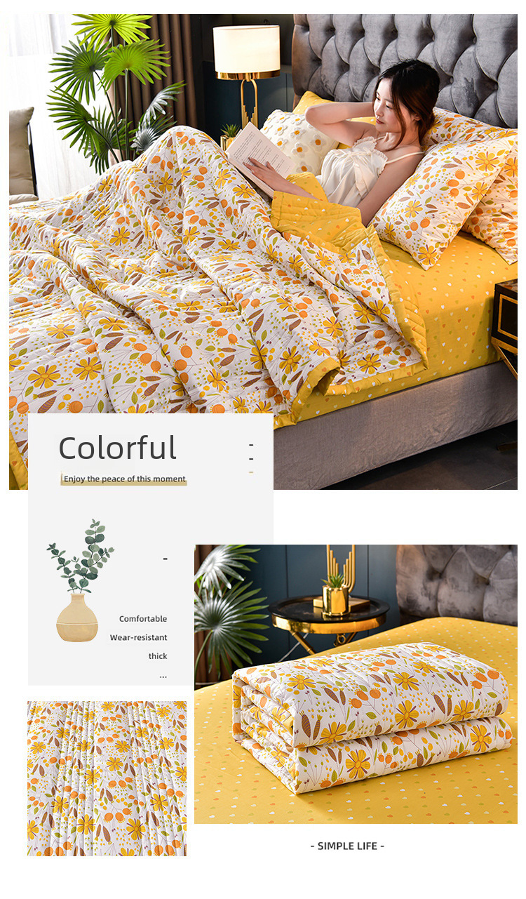 Postage Delivery Gift Bag] Small Fresh Water Washing Summer Cool Quilt Air Conditioned by Live Broadcast Explosions Supply of One Piece