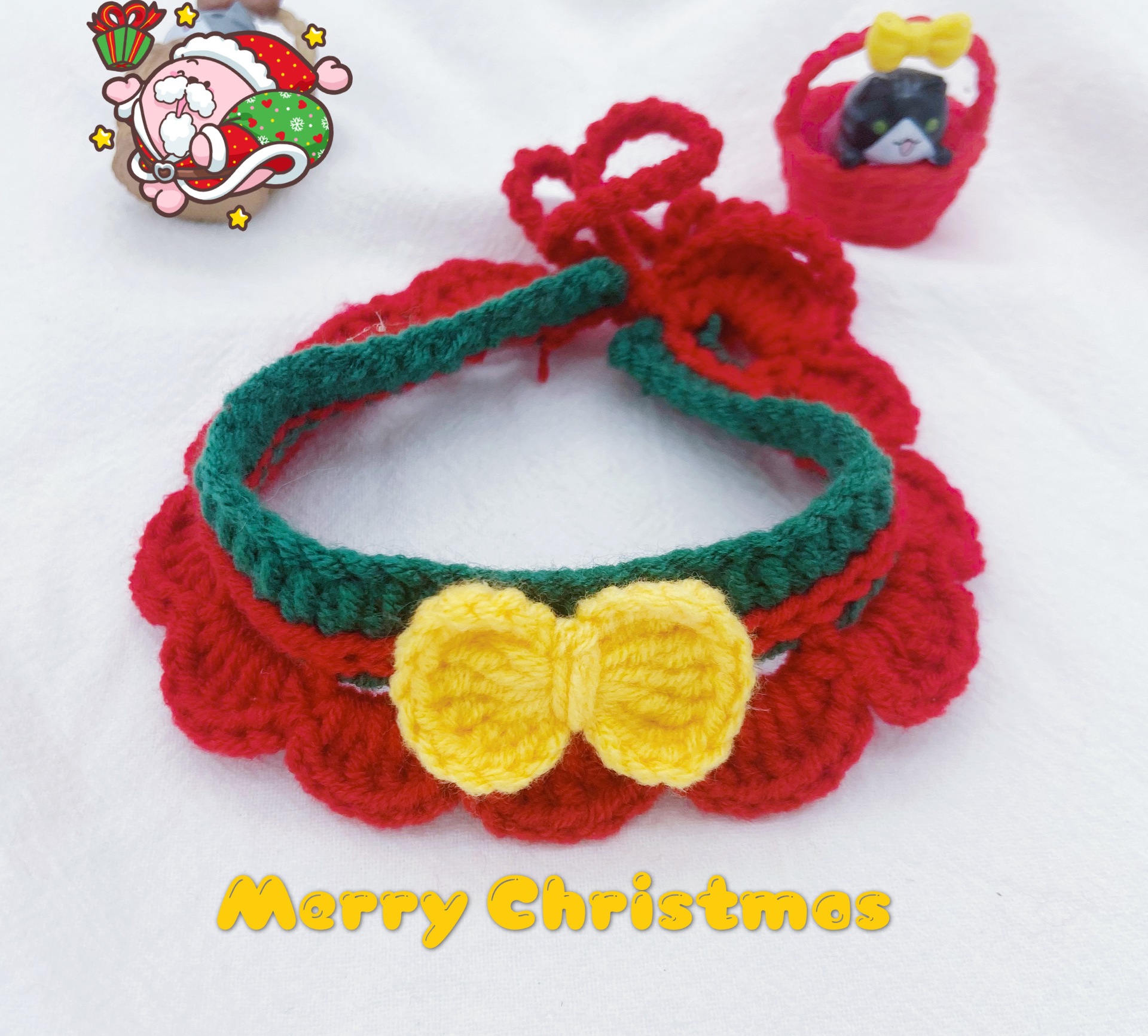 빨간색 테두리 리본