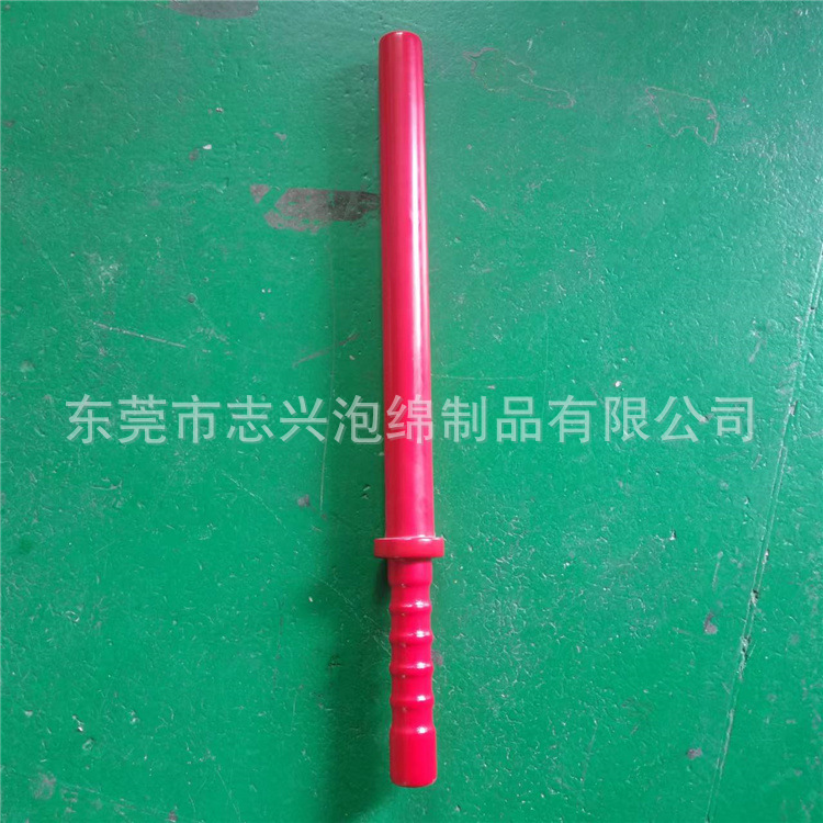 供应橡塑圆棒浸胶长跑比赛接力棒 双面印刷浸胶钥匙扣挂件