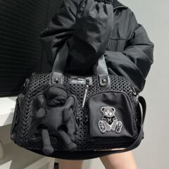 クロスボーダーは女性のファッションの熊のハンドバッグの多ポケットを提供します。