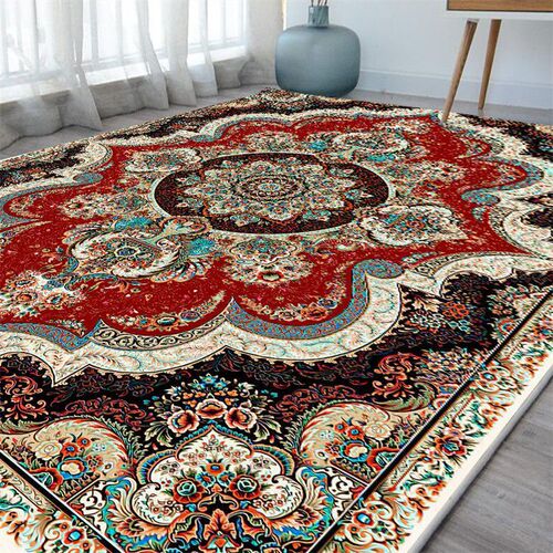 Turkish home bedroom bed rug living room carpet closet mat room mat living room coffee table mat