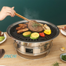 烧烤炉 跨境专供不锈钢烤炉韩式烤肉架 BBQ Grill 家用 烧烤架