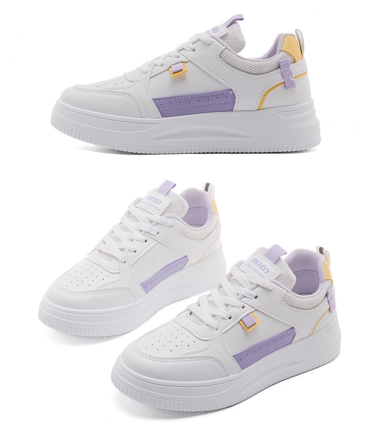 Neue Damen-Sneaker für den Außenhandel, vielseitig, weich und bequem, dicke Sohle, Frühling und Herbst, hochwertige Freizeitschuhe_voghion.com