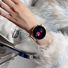 智能手表圆形圆屏高颜值全面屏小众帅气跑步ins颜值心率智能手环