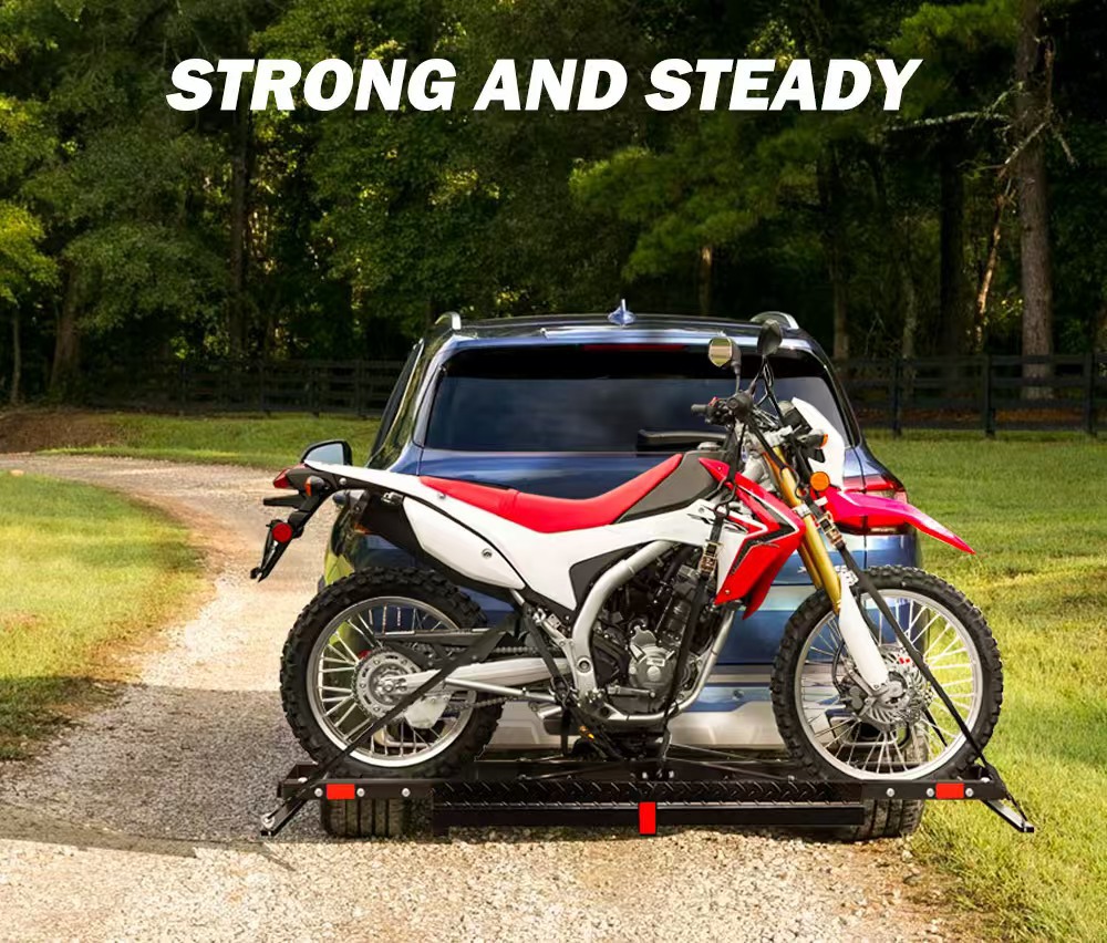 Rear Hitch for Car to Install Motorcycle Rack, Car Rear Hitch for Motorcycle Carrier, Rear Rack for Car