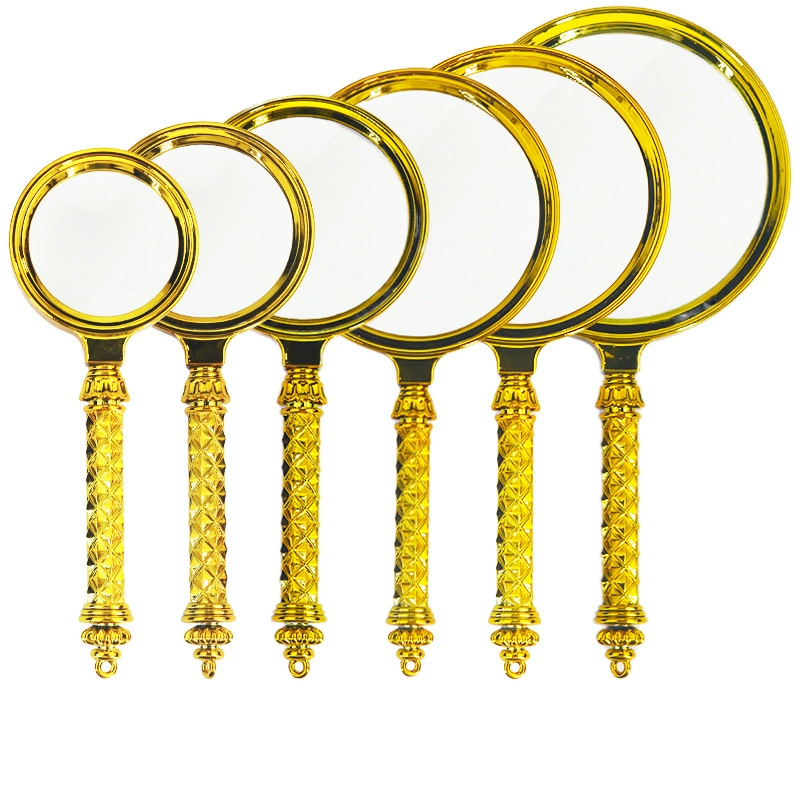 Чуда Ди Стоунд Бестселлер лотоса сидит в форме позолоченной ручки с лупой