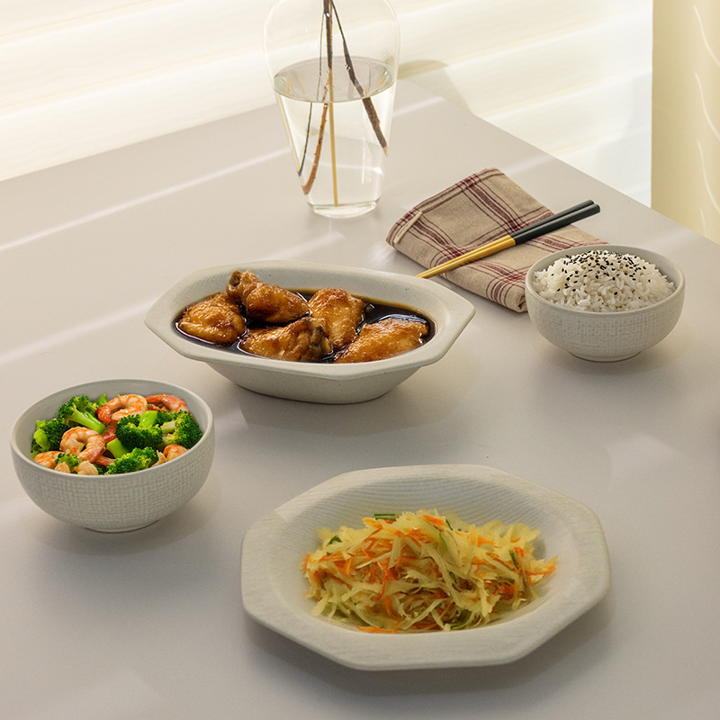 Shimeiji Gold Enamel 2026 New Matte Rustic Ceramic Vintage Japanese Bowl and Plate Set Household Tableware Rice Bowl and Dish for Restaurant Shimeiji Gold Enamel 2026 New Matte Rustic Ceramic Vintage Japanese Bowl and Plate Set Household Tableware Rice Bowl and Dish for Restaurant
