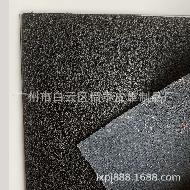 现货格桑纹二层黄牛皮沙发皮鞋带箱包家具 真皮革材料再生皮革