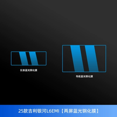 Car interior film – Starlight 8/E8/E5 Starship 7/L6/L7 - 25-geely-galaxy-l6emi-two-screen-blue-light-tempered-film