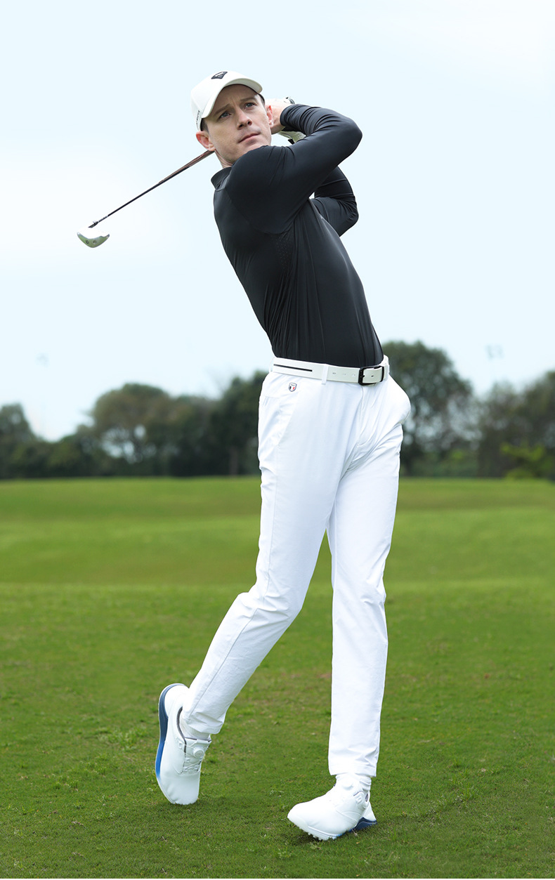 Áo polo golf nam dài tay lụa băng thể thao hè đục lỗ laser — Yf681-Áo Đen (tay áo lụa băng), Yf681-Áo Trắng (tay áo lụa băng) chi tiết 20
