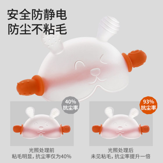 Boiled Tooth Gel Baby Grinding Stick Month Age Baby Food Grade Silicone Toy Soothing Artifact Bite Glue for Hair