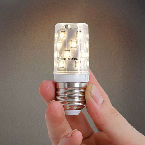LED light bulb corn lamp E14 E27 large screw base super bright household energy-saving candle pendant light three-color changing white light