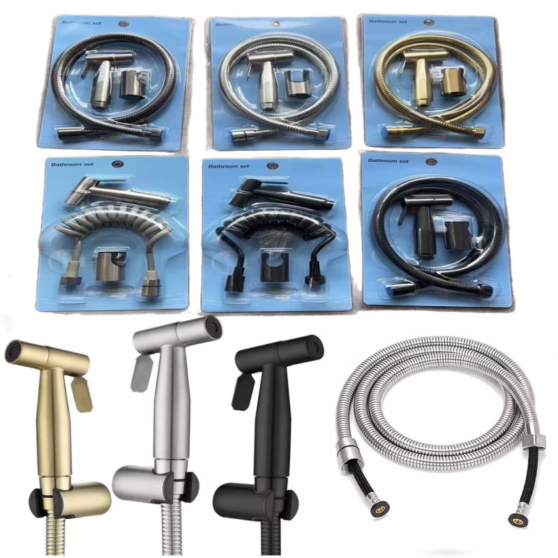 304 Stainless Steel Toilet Companion Set Cleaning Bidet Bathroom Bidet Sprayer Household Use