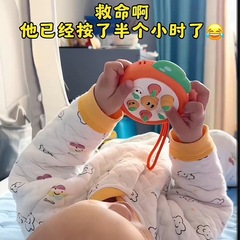 ポケットのミニマウスは、赤ちゃんの早教知育赤ちゃんの指を押して、1歳のおもちゃの子供を押します