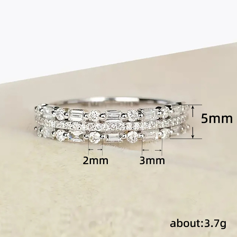 Wholesale Simple Style Classic Style Solid Color Copper Inlay Zircon Rings display picture 1