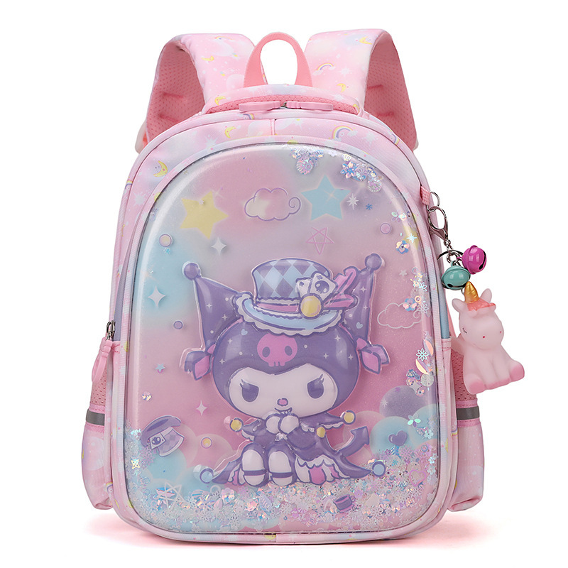 2025 nueva clase de niñas clase media clase larga carcasa dura luz jardín de infantes lindas mochila de estudiantes impermeables mochila de niños